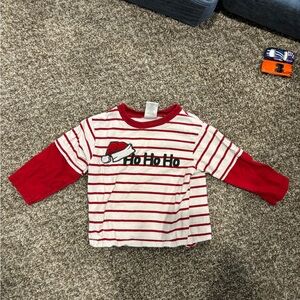 Gymboree Red and White Striped Kids Shirt